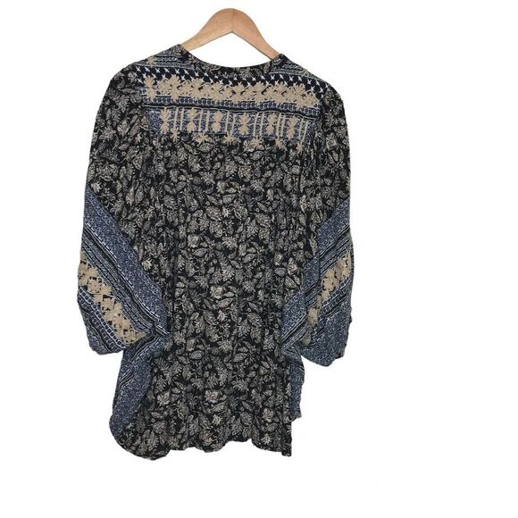RACHEL Rachel Roy Womens Boho Top Size‎ M Dolman Sleeve Crochet Lace Oversized - Picture 3 of 12